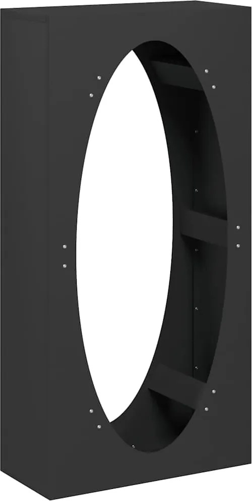 vidaXL Regál na krbové drevo, 50x23x100 cm, za studena lisovaná oceľ