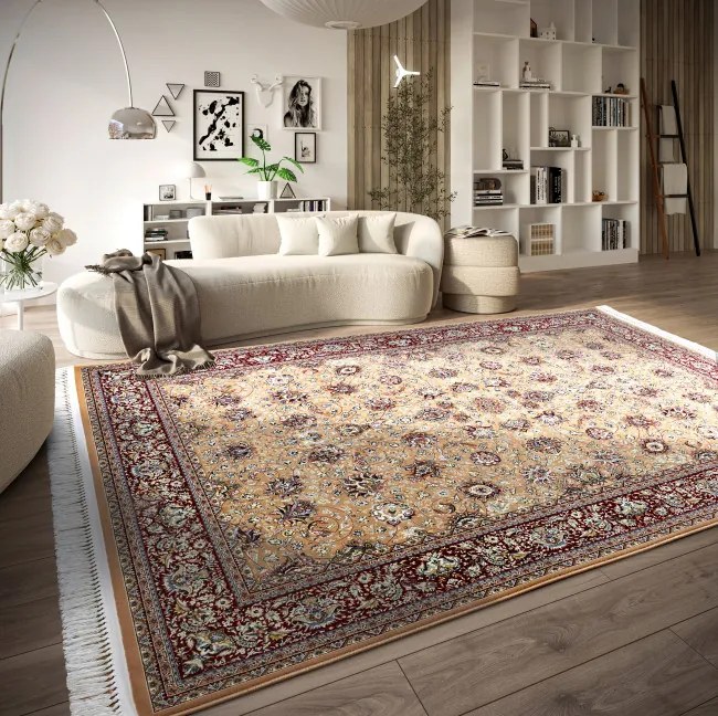 Koberec Villeroy & Boch Kollektion 1870 Alfred červený / béžový