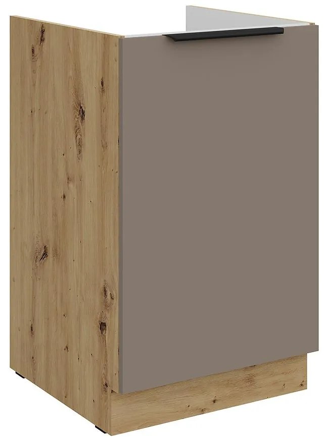 Kuchynská skrinka Aria-Ta/Ar Anti Fingerprint 50zl 1f Bb