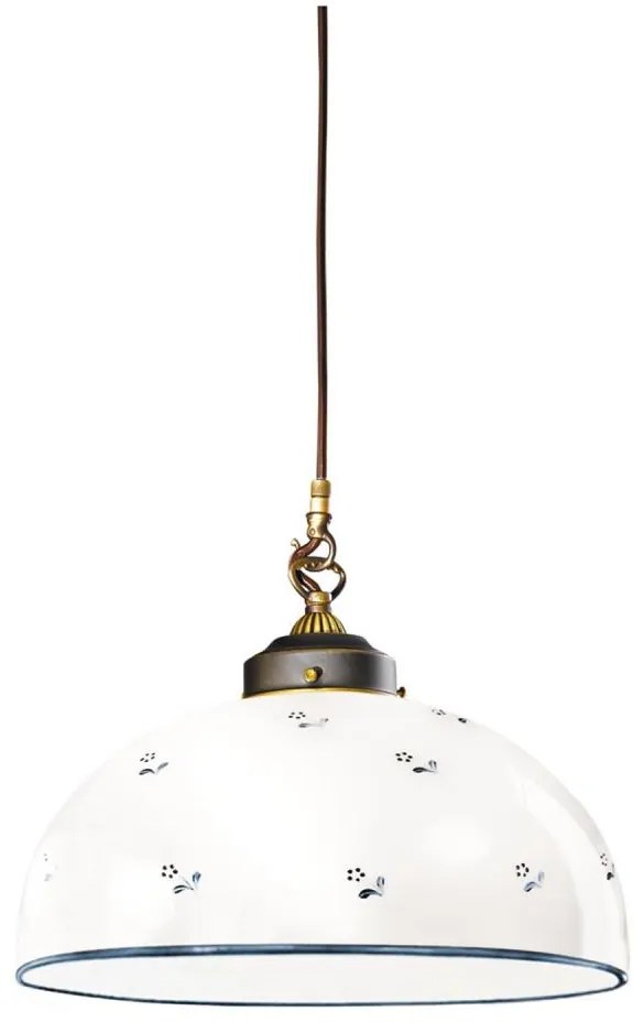 Kolarz 731.32.19 - Luster na lanku NONNA 1xE27/75W/230V pr. 36 cm modrá