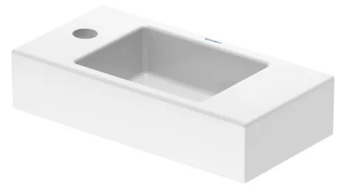 Duravit Vero Air - Umývadielko do nábytku 500x250 mm, otvor pre batériu vľavo, biela 0724500009