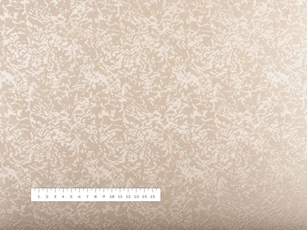 Biante Dekoračný záves TF-097 Venezia púdrovo béžový - š. 150 cm 150x230 cm