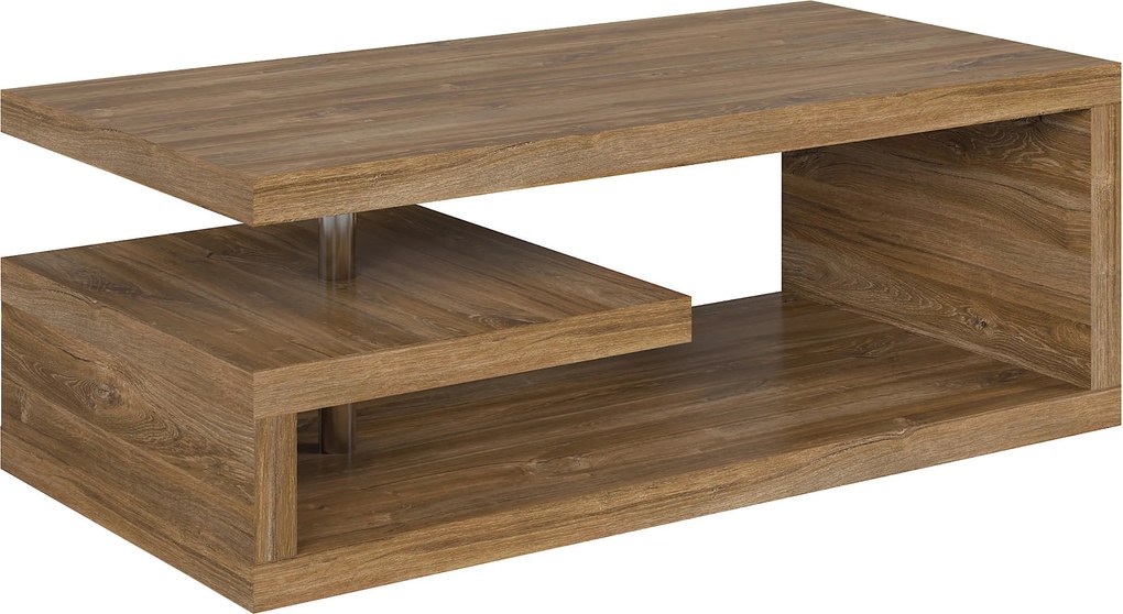 XXXLutz KONFERENČNÝ STOLÍK, farba duba, kompozitné drevo, 120/60/45 cm - Stolíky do obývačky - 002427009604