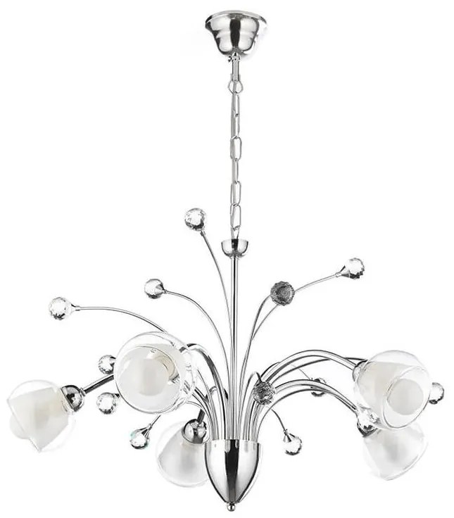 ONLI - Luster na reťazi DIAMANTE 5xE14/6W/230V