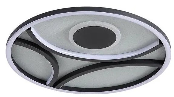 Searchlight 82100-39BK - LED stmievateľné stropné svietidlo ZENDISC LED/20W/230V 3000K priemer 39 cm