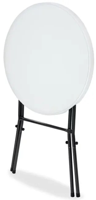 InternetovaZahrada Skladací barový stôl Ø72 cm - biely