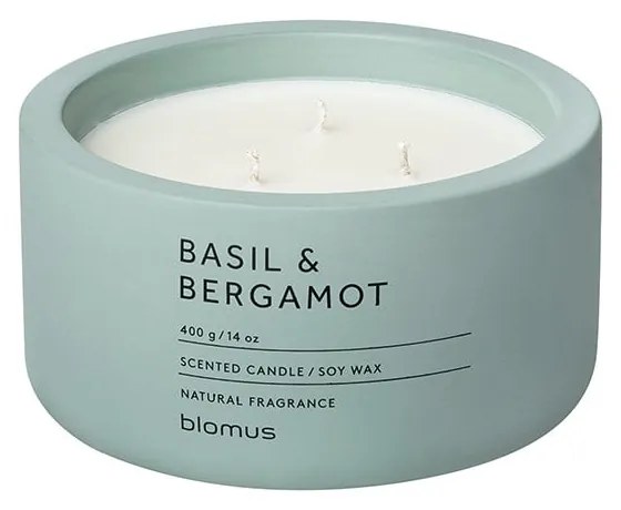 Vonná sójová sviečka doba horenia 25 h Fraga: Basil &amp; Bergamot – Blomus