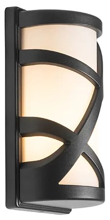 Moderná vonkajšia nástenná lampa čierna IP44 - Suzie