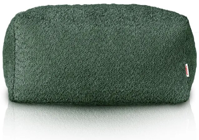 Podnožka Boucle tmavozelená kocka