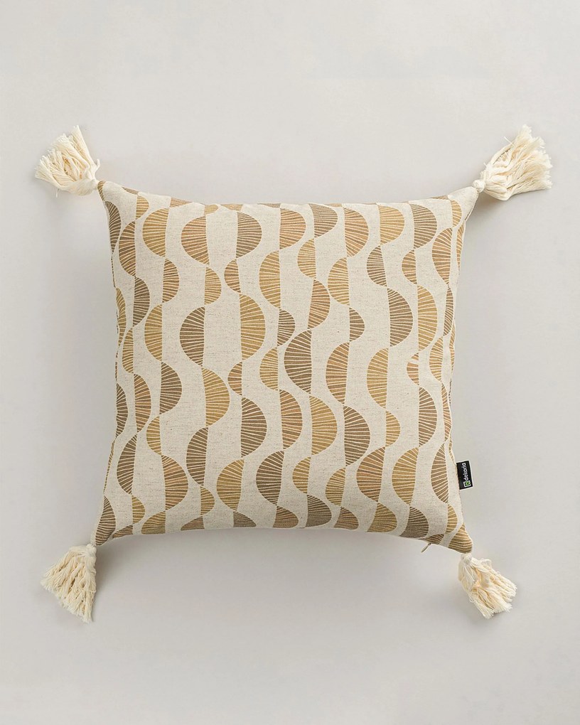Obliečka na vankúš so strapcami Retro Flow 45x45 cm