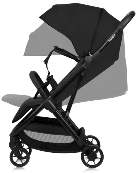 Lionelo - Športový kočík JULIE AIR Čierny Onyx