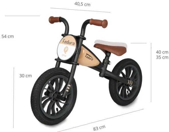 Odrážadlo Qplay Feduro béžové