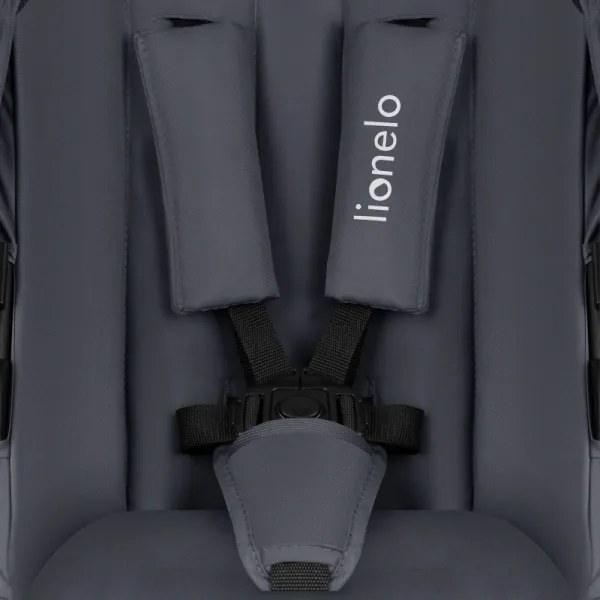 Lionelo - Kombinovaný kočík 2 v 1 AMBER PLUS Šedý grafit