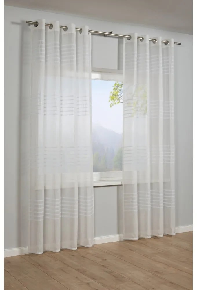 Biela záclona 245x140 cm Etamine - Gardinia