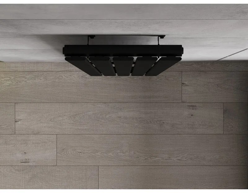 Mexen Boston, vykurovacie teleso 1800 x 376 mm, 740 W, čierna, W213-1800-376-01-70