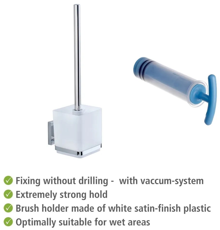 Držiak na toaletnú kefu bez nutnosti vŕtania Wenko Vacuum-Loc, až 33g