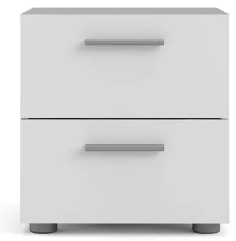 Biely nočný stolík Pepe - Tvilum