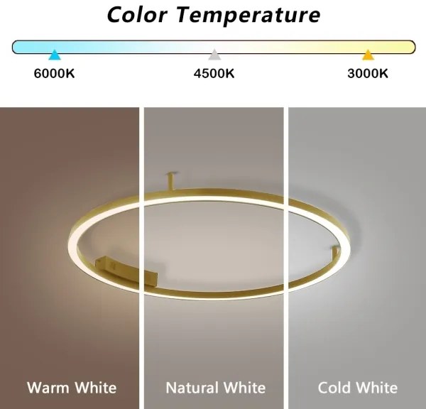 Immax NEO 07291-80G - LED+CCT stmievateľné stropné svietidlo FINO 55W/230V Tuya priemer 80 cm s diaľkovým ovládaním