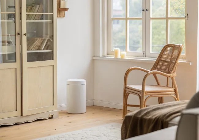 Odpadkový kôš JUNK biely 17 l