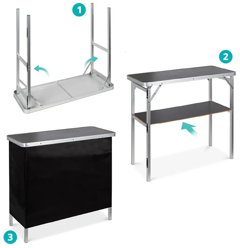 Skladací a prenosný barový pult