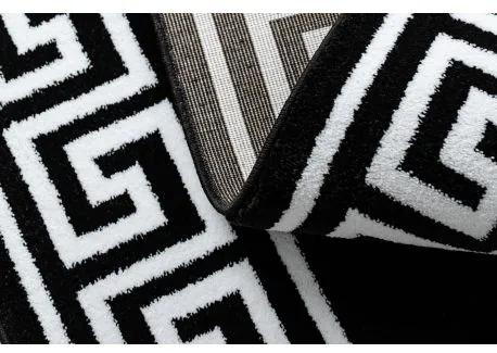 Okrúhly koberec HAMPTON Grecos Grécky , čierna Veľkosť: kruh 160 cm