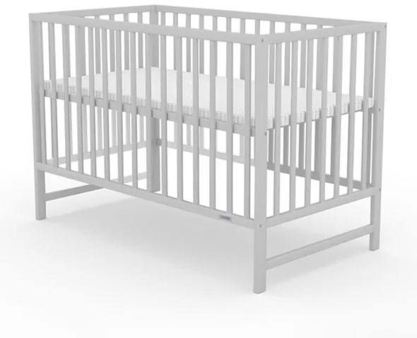 NEW BABY Detská postieľka New Baby BASIC sivá
