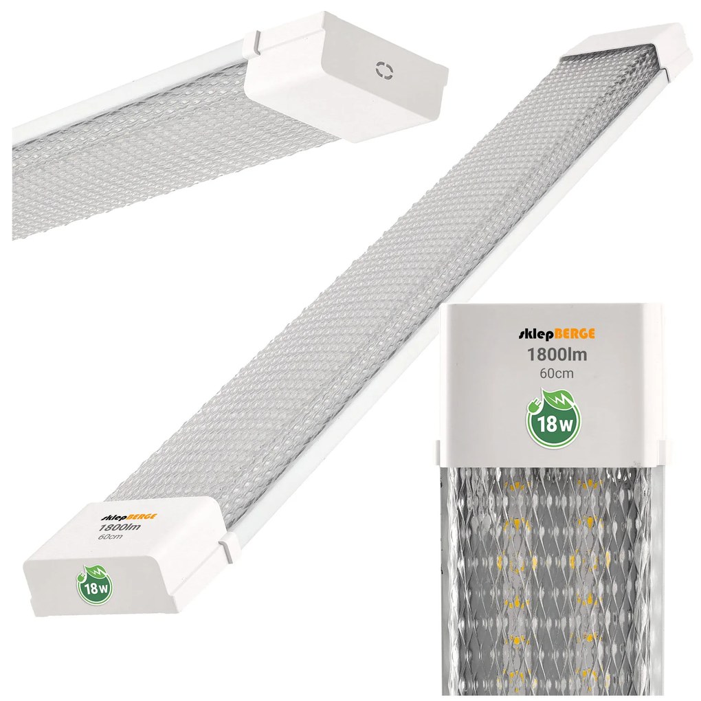 BERGE 2x SATURN LED panel 60cm - 18W - studená biela