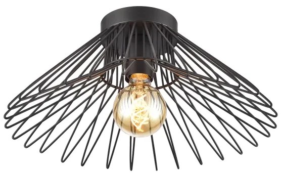 ONLI - Stropné svietidlo DUCCIO 1xE27/22W/230V pr. 60 cm čierna