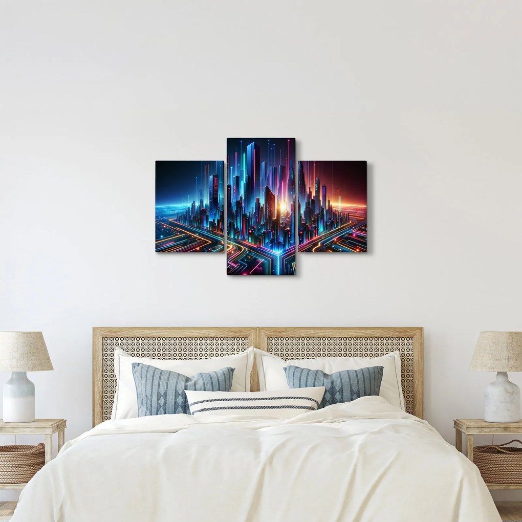 Obraz - Mesto budúcnosti (90x60 cm)