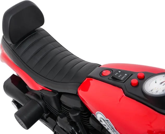 Elektrická motorka STAR červená