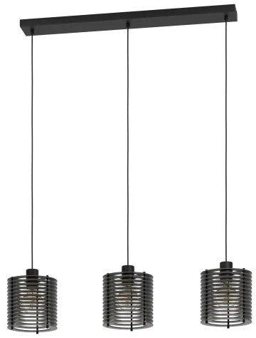 Eglo 900738 - Luster na lanku SEGOVIA 3xE27/40W/230V