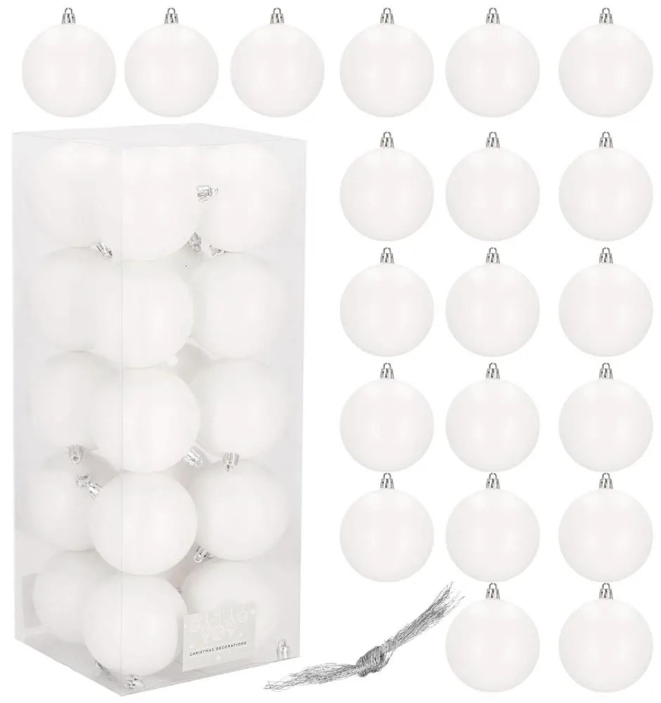 Vianočné gule 20 ks SPRINGOS CA0840