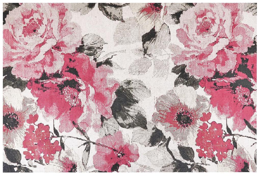 Bavlnený koberec 200 x 300 cm ružový EJAZ Beliani