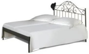 IRON-ART MALAGA kanape - romantická kovová posteľ ATYP, kov