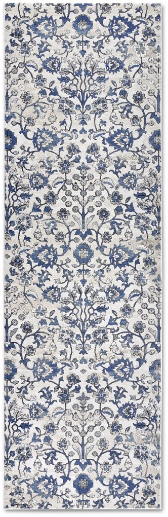 Villeroy & Boch, Behúň Villeroy & Boch 106120 Cream, Blue, 80x240, modrá, obývacia izba