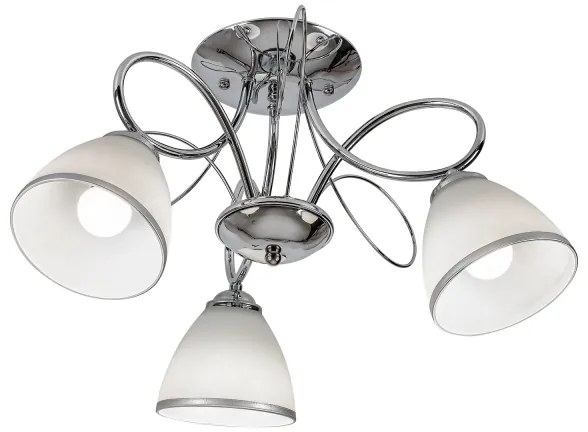 Brilagi - Prisadený luster FRED, 3×E27/60W/230V, priemer 59 cm, lesklý chróm