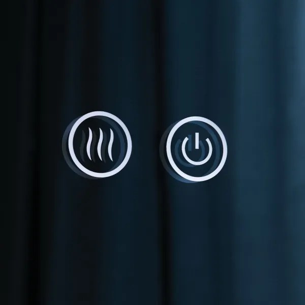 Orion - LED zrkadlo s podsvietením FOCUS LED/27W/230V 3000/4200/6000K pr. 80 cm IP44