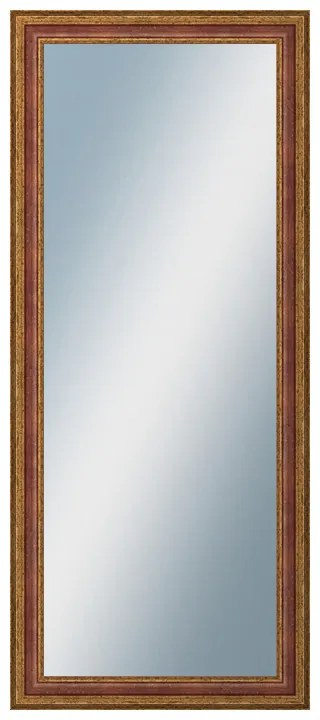 DANTIK - Zrkadlo v rámu, rozmer s rámom 60x140 cm z lišty HRAD červená (3006)