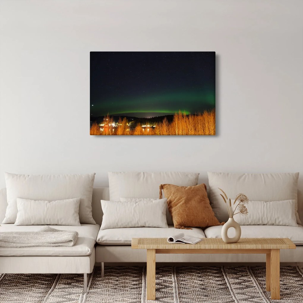 Obraz polárna žiara (90x60 cm)
