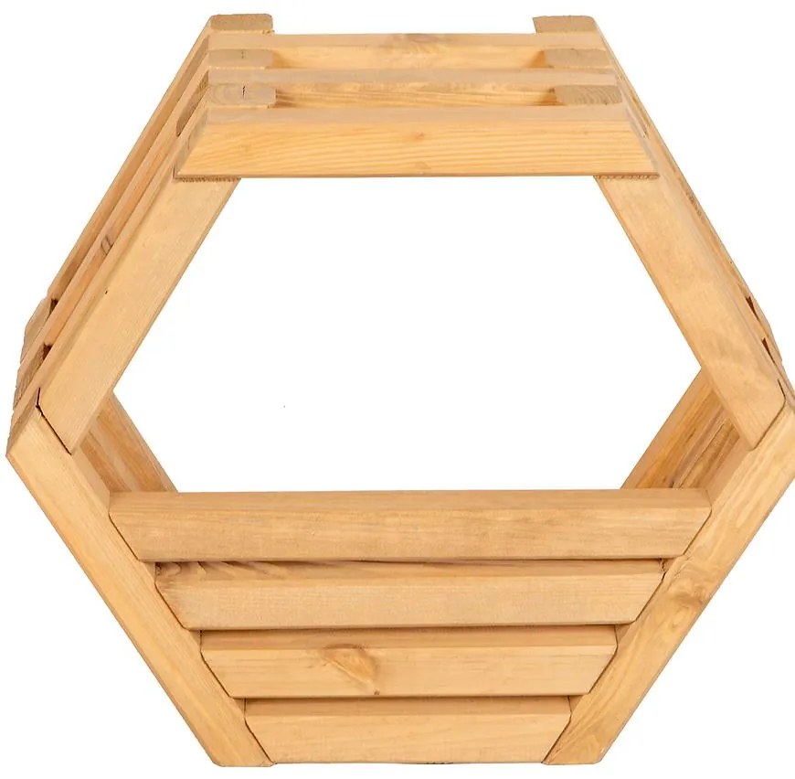 Polička Hexen mini cappucino 48x20x42 cm