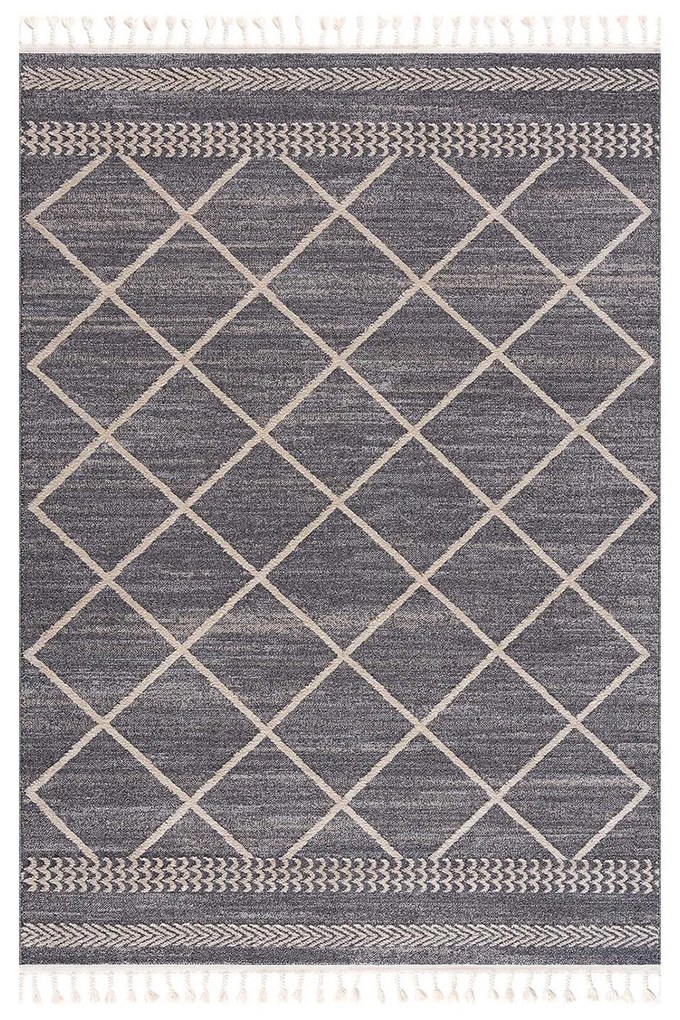 Dekorstudio Moderný koberec ART 2645 sivý Rozmer koberca: 80x150cm
