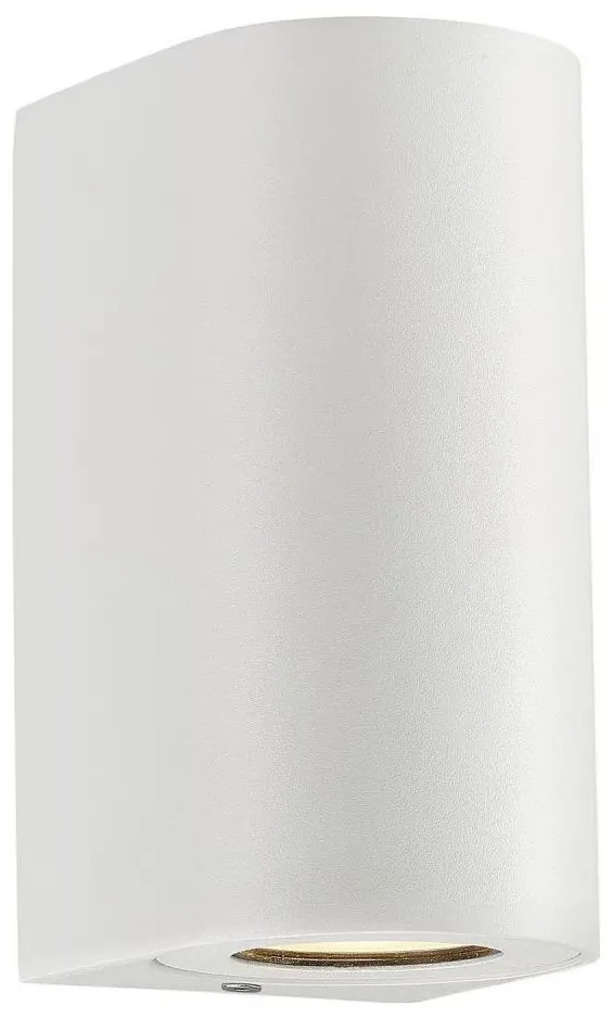Nordlux - Vonkajšie nástenné svietidlo CANTO 2xGU10/28W/230V IP44 biela