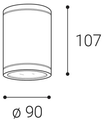 LED2-LED Vonkajšie bodové svietidlo TUBO LED/10W/230V IP65 3000K/4000K/5700K čierna