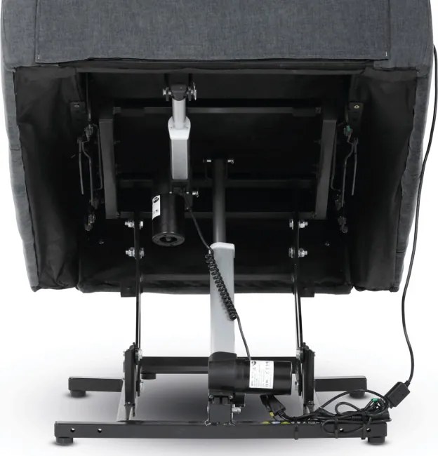 Polohovacie kreslo sivé, elektrické TV-7072 GREY2