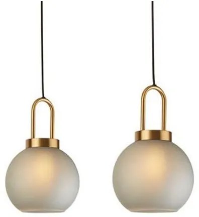 Searchlight 36632-3AC - Luster na lanku SNOWDROP 3xE27/60W/230V mosadz