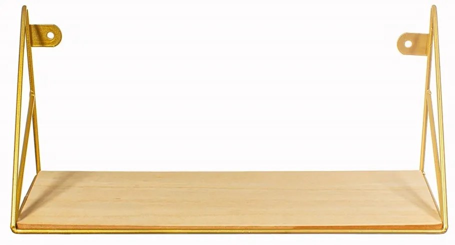 Sass & Belle Polička Loft zlatá 35 cm