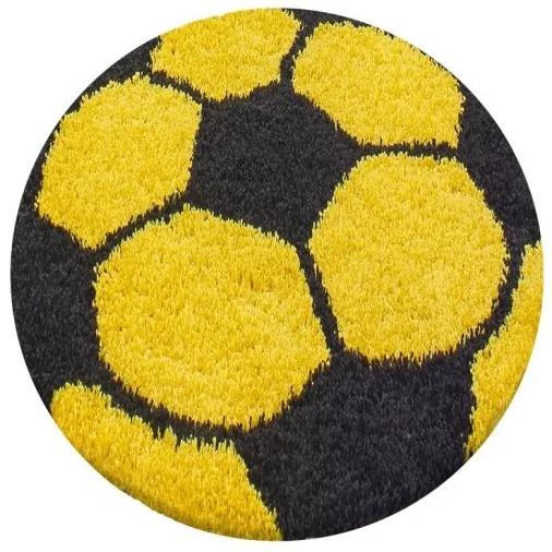 Ayyildiz koberce Kusový koberec Fun 6001 yellow - 120x120 (priemer) kruh cm