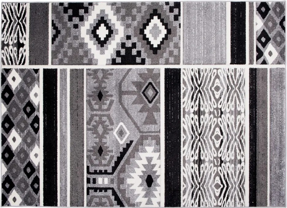 TA Koberec H110A ŠEDÁ SUMATRA rezbárstvo Rozmer: 190x270 cm