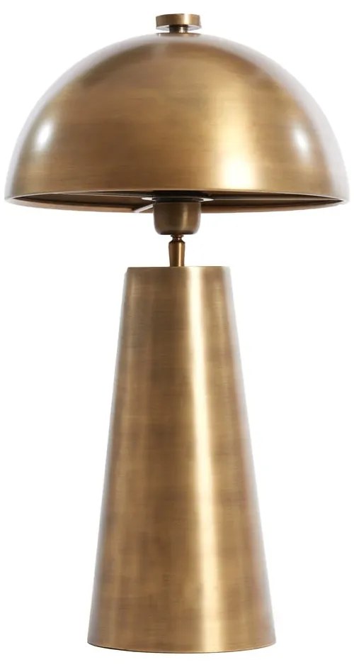 Stolová lampa v bronzovej farbe s kovovým tienidlom (výška 52 cm) Dita – Light &amp; Living