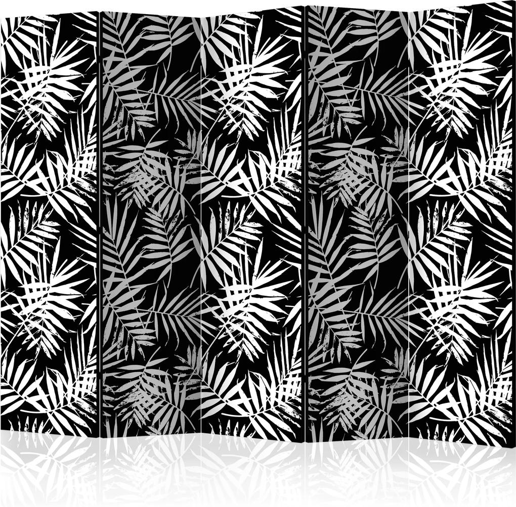 Paraván - Black and White Jungle [Room Dividers] 225x172